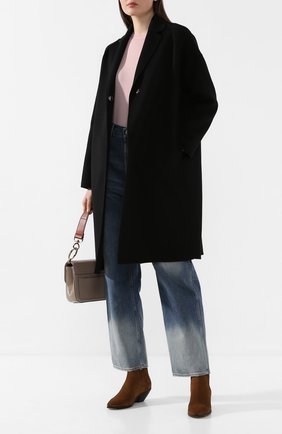 Женское шерстяное пальто STELLA MCCARTNEY черного цвета по цене 134000 руб., арт. 573928/SMB09 | Фото 2 Женское шерстяное пальто STELLA MCCARTNEY черного цвета, арт. 573928/SMB09 | Фото 2