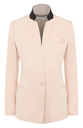 Женский шерстяной жакет STELLA MCCARTNEY бежевого цвета по цене 115500 руб., арт. 599637/SY704 | Фото 1 Женский шерстяной жакет STELLA MCCARTNEY бежевого цвета, арт. 599637/SY704 | Фото 1 (Материал внешний: Шерсть; Длина (для топов): Стандартные; Рукава: Длинные; Материал подклада: Вискоза; Статус проверки: Проверена категория; Случай: Формальный; 1-2-бортные: Однобортные; Женское Кросс-КТ: Жакет-одежда)