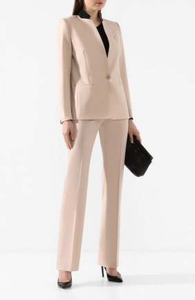 Женский шерстяной жакет STELLA MCCARTNEY бежевого цвета по цене 115500 руб., арт. 599637/SY704 | Фото 2 Женский шерстяной жакет STELLA MCCARTNEY бежевого цвета, арт. 599637/SY704 | Фото 2 (Материал внешний: Шерсть; Длина (для топов): Стандартные; Рукава: Длинные; Материал подклада: Вискоза; Статус проверки: Проверена категория; Случай: Формальный; 1-2-бортные: Однобортные; Женское Кросс-КТ: Жакет-одежда)