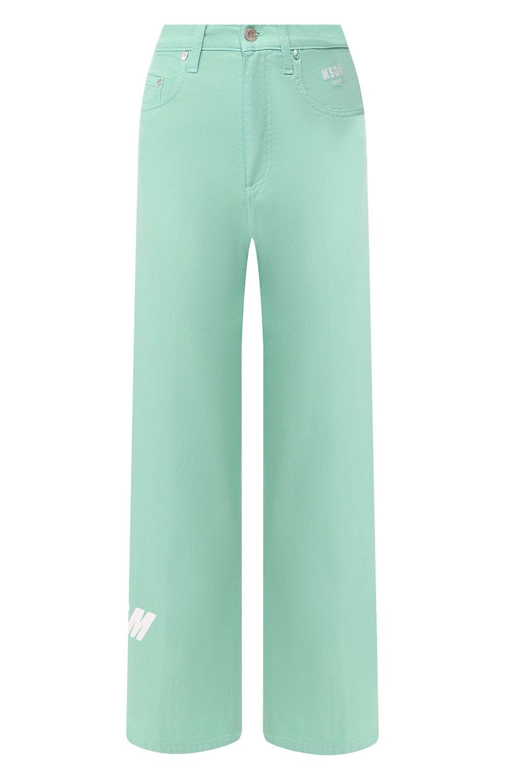 Женские светло-зеленые джинсы MSGM купить в интернет-магазине ЦУМ, арт ...