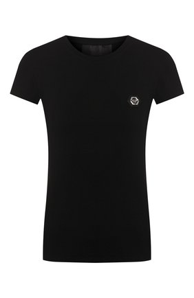 Женская футболка PHILIPP PLEIN черного цвета по цене 22650 руб., арт. S20C WTK1986 PJY002N | Фото 1 Женская футболка PHILIPP PLEIN черного цвета, арт. S20C WTK1986 PJY002N | Фото 1