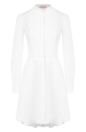 Женское хлопковое платье ALEXANDER MCQUEEN белого цвета по цене 122000 руб., арт. 609723/QAAAD | Фото 1 Женское хлопковое платье ALEXANDER MCQUEEN белого цвета, арт. 609723/QAAAD | Фото 1