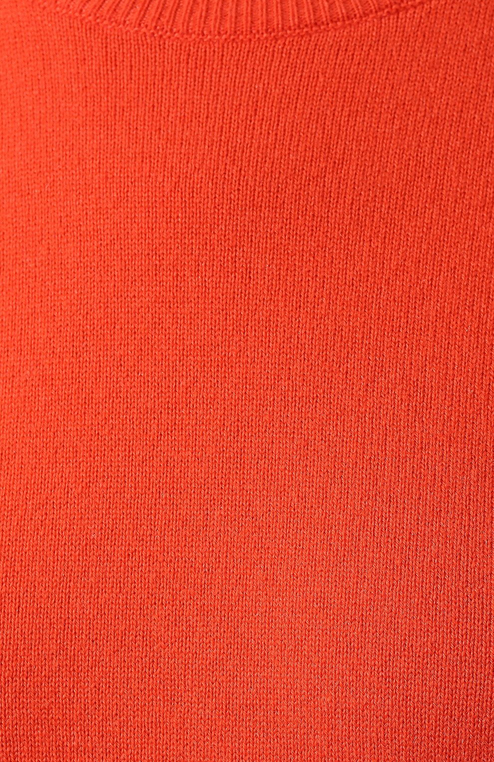 Женский кашемировый пуловер GIORGIO ARMANI оранжевого цвета, арт. 3HAM17/AM83Z | Фото 5 (Материал внешний: Шерсть, Кашемир; Рукава: Длинные; Длина (для топов): Стандартные; Женское Кросс-КТ: Пуловер-одежда; Статус проверки: Проверена категория)