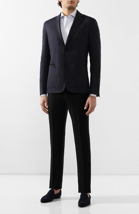 Мужская хлопковая сорочка ZEGNA COUTURE белого цвета по цене 51200 руб., арт. 702006/9NS0LB | Фото 2 Мужская хлопковая сорочка ZEGNA COUTURE белого цвета, арт. 702006/9NS0LB | Фото 2
