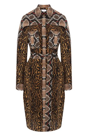 Женское шелковое платье BURBERRY коричневого цвета по цене 128000 руб., арт. 8023882 | Фото 1 Женское шелковое платье BURBERRY коричневого цвета, арт. 8023882 | Фото 1