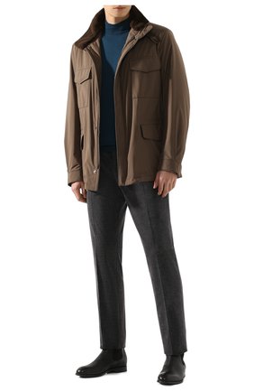 Мужские хлопковые брюки RALPH LAUREN серого цвета по цене 49050 руб., арт. 798783842 | Фото 2 Мужские хлопковые брюки RALPH LAUREN серого цвета, арт. 798783842 | Фото 2