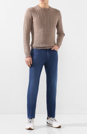 Мужские джинсы ERMENEGILDO ZEGNA синего цвета по цене 34400 руб., арт. UUI54/JS01 | Фото 2 Мужские джинсы ERMENEGILDO ZEGNA синего цвета, арт. UUI54/JS01 | Фото 2
