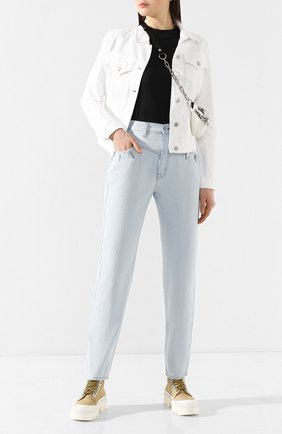 Женская джинсовая куртка J BRAND белого цвета по цене 22800 руб., арт. JB000787/B | Фото 2 Женская джинсовая куртка J BRAND белого цвета, арт. JB000787/B | Фото 2