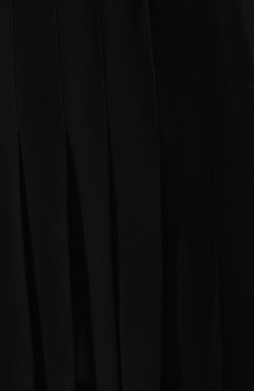 Женское мини-платье SAINT LAURENT черного цвета, арт. 608954/Y103W | Фото 5 (Рукава: Длинные; Длина Ж (юбки, платья, шорты): Мини; Случай: Повседневный; Материал внешний: Вискоза; Материал подклада: Шелк; Женское Кросс-КТ: Платье-одежда; Статус проверки: Проверена категория)