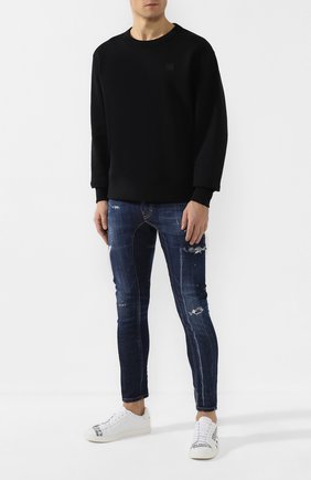 Мужские джинсы DSQUARED2 темно-синего цвета по цене 46750 руб., арт. S74LB0714/S30342 | Фото 2 Мужские джинсы DSQUARED2 темно-синего цвета, арт. S74LB0714/S30342 | Фото 2