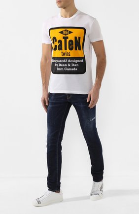 Мужские джинсы DSQUARED2 темно-синего цвета по цене 38950 руб., арт. S74LB0679/S30664 | Фото 2 Мужские джинсы DSQUARED2 темно-синего цвета, арт. S74LB0679/S30664 | Фото 2