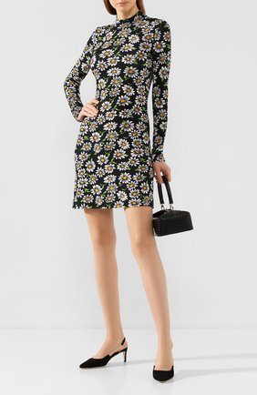 Женское платье с принтом M MISSONI черно-белого цвета по цене 25500 руб., арт. 2DG00283/2J001Y | Фото 2 Женское платье с принтом M MISSONI черно-белого цвета, арт. 2DG00283/2J001Y | Фото 2
