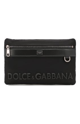 Мужская поясная сумка DOLCE & GABBANA черного цвета по цене 43500 руб., арт. BM1702/AZ675 | Фото 1 Мужская поясная сумка DOLCE & GABBANA черного цвета, арт. BM1702/AZ675 | Фото 1