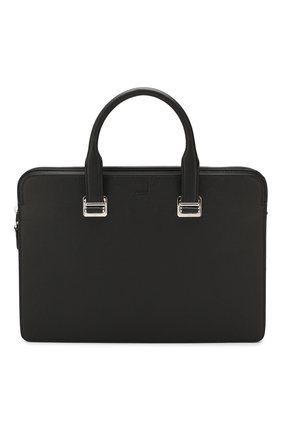 Мужская кожаная сумка для ноутбука DUNHILL черного цвета по цене 113000 руб., арт. DU20R3420CA | Фото 1 Мужская кожаная сумка для ноутбука DUNHILL черного цвета, арт. DU20R3420CA | Фото 1
