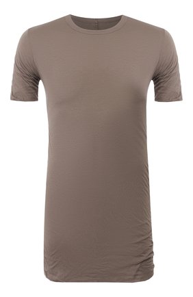 Мужская хлопковая футболка RICK OWENS серого цвета по цене 28500 руб., арт. RU20S7256/UC | Фото 1 Мужская хлопковая футболка RICK OWENS серого цвета, арт. RU20S7256/UC | Фото 1