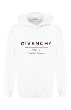 Мужской хлопковое худи GIVENCHY белого цвета по цене 71650 руб., арт. BMJ05430AF | Фото 1 Мужской хлопковое худи GIVENCHY белого цвета, арт. BMJ05430AF | Фото 1