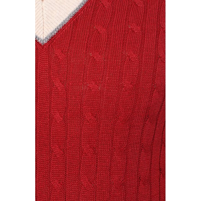 фото Пуловер с короткими рукавами brunello cucinelli