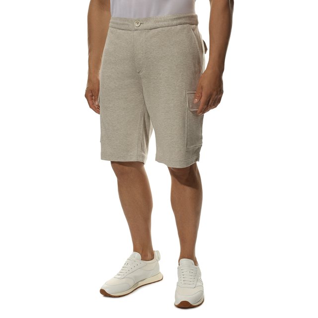 фото Хлопковые шорты brunello cucinelli