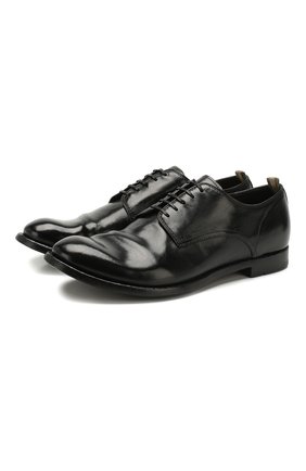 Мужской кожаные дерби OFFICINE CREATIVE черного цвета по цене 39450 руб., арт. ANAT0MIA/60/AER0 CANY0N | Фото 1 Мужской кожаные дерби OFFICINE CREATIVE черного цвета, арт. ANAT0MIA/60/AER0 CANY0N | Фото 1