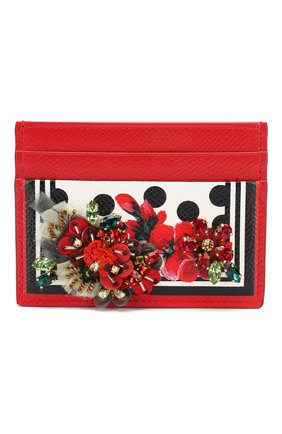 Женский футляр для кредитных карт DOLCE & GABBANA красного цвета по цене 22100 руб., арт. BI0330/AZ529 | Фото 1 Женский футляр для кредитных карт DOLCE & GABBANA красного цвета, арт. BI0330/AZ529 | Фото 1
