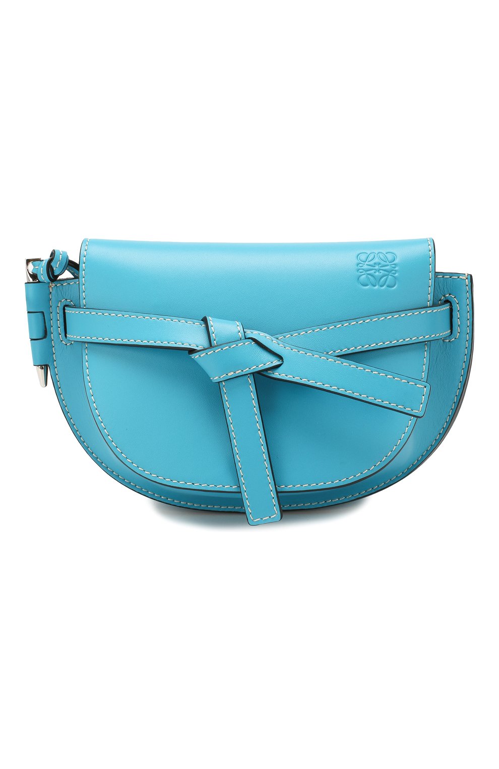 Женская поясная сумка gate mini LOEWE голубого цвета, арт. 321.54.Z58 | Фото 1