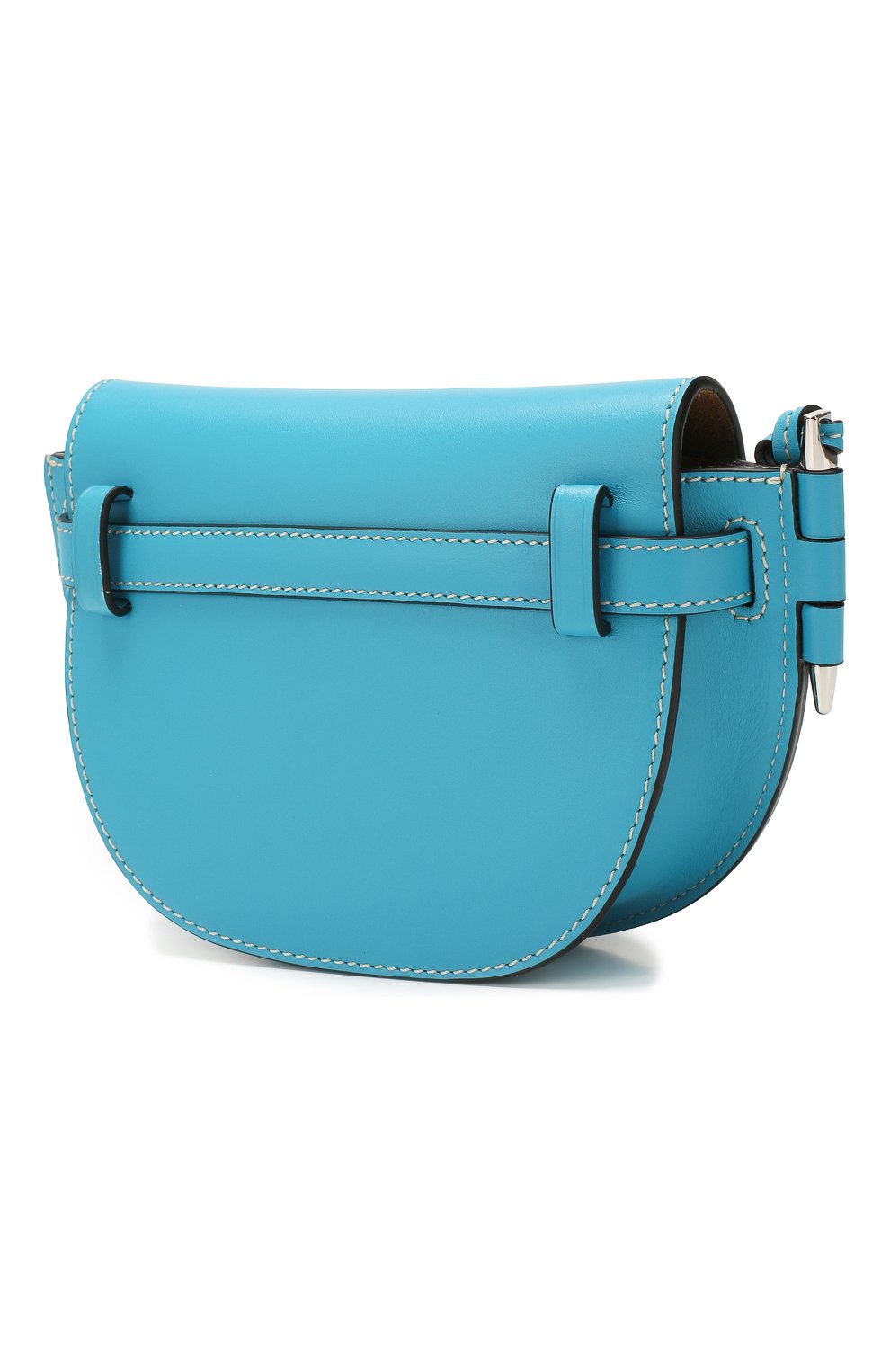 Женская поясная сумка gate mini LOEWE голубого цвета по цене 91900 руб., арт. 321.54.Z58 | Фото 3 Женская поясная сумка gate mini LOEWE голубого цвета, арт. 321.54.Z58 | Фото 3