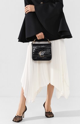 Женская сумка chloé с small CHLOÉ синего цвета по цене 126500 руб., арт. CHC19WS199A87 | Фото 2 Женская сумка chloé с small CHLOÉ синего цвета, арт. CHC19WS199A87 | Фото 2