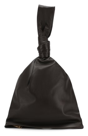 Женская сумка twist BOTTEGA VENETA темно-коричневого цвета, арт. 607964/VCP40 | Фото 1 (Статус проверки: Проверена категория; Материал: Натуральная кожа; Размер: large; Сумки-технические: Сумки top-handle)