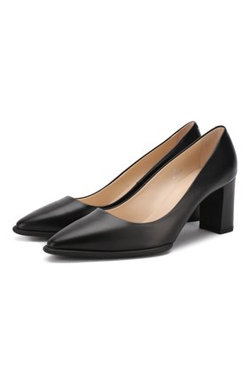 Женская кожаные туфли TOD’S черного цвета по цене 32200 руб., арт. XXW30A0S33000N | Фото 1 Женская кожаные туфли TOD’S черного цвета, арт. XXW30A0S33000N | Фото 1