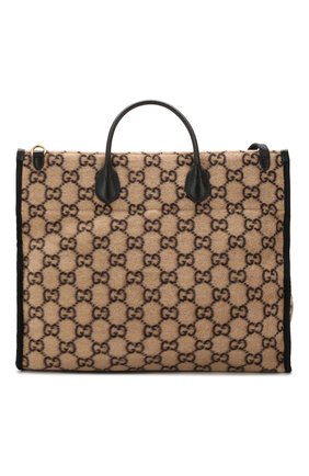 Женский сумка-тоут GUCCI бежевого цвета по цене 119500 руб., арт. 598169/G38ET | Фото 1 Женский сумка-тоут GUCCI бежевого цвета, арт. 598169/G38ET | Фото 1