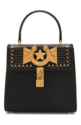 Женская сумка VERSACE черного цвета по цене 151000 руб., арт. DBFG320/D6VBC | Фото 1 Женская сумка VERSACE черного цвета, арт. DBFG320/D6VBC | Фото 1