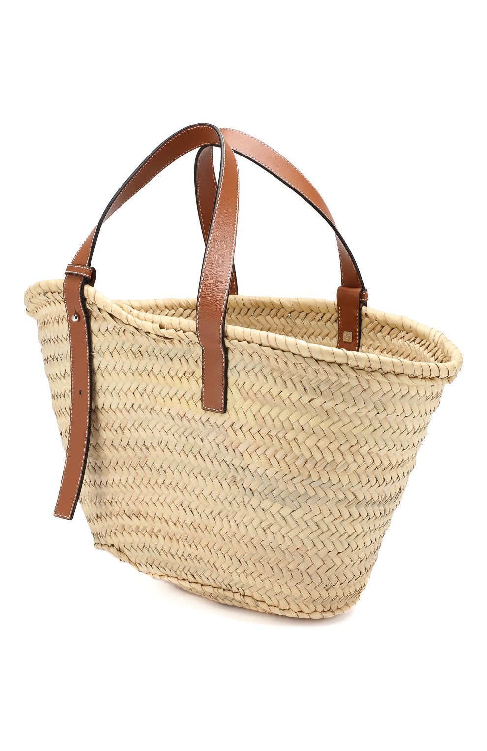 Женская сумка basket LOEWE бежевого цвета по цене 29950 руб., арт. 327.02.S92 | Фото 3 Женская сумка basket LOEWE бежевого цвета, арт. 327.02.S92 | Фото 3