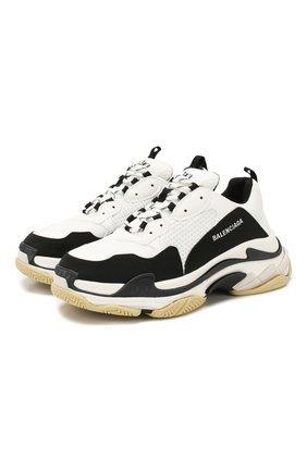Мужские комбинированные кроссовки triple s BALENCIAGA белого цвета по цене 75300 руб., арт. 536737/W090M | Фото 1 Мужские комбинированные кроссовки triple s BALENCIAGA белого цвета, арт. 536737/W090M | Фото 1