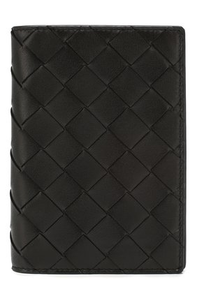 Женские кожаная обложка для паспорта BOTTEGA VENETA черного цвета по цене 29800 руб., арт. 608061/VCPP2 | Фото 1 Женские кожаная обложка для паспорта BOTTEGA VENETA черного цвета, арт. 608061/VCPP2 | Фото 1