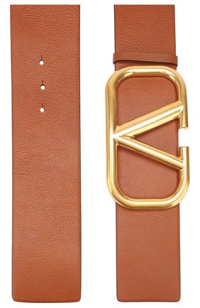 Женский кожаный ремень valentino garavani VALENTINO коричневого цвета по цене 59950 руб., арт. TW2T0S10/ZHY | Фото 2 Женский кожаный ремень valentino garavani VALENTINO коричневого цвета, арт. TW2T0S10/ZHY | Фото 2