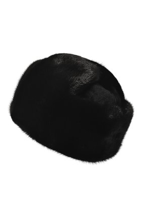 Мужская шапка-ушанка из меха норки KUSSENKOVV черного цвета, арт. 331512802158 | Фото 2 (Материал: Натуральный мех; Статус проверки: Проверена категория)
