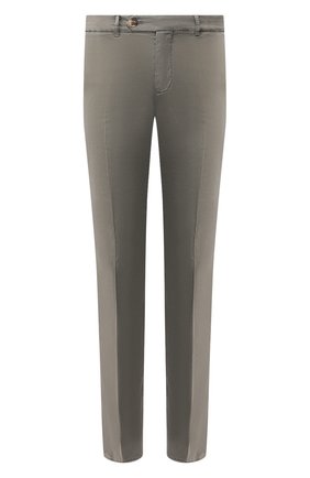Мужские хлопковые брюки BRUNELLO CUCINELLI хаки цвета по цене 33700 руб., арт. M289LB1150 | Фото 1 Мужские хлопковые брюки BRUNELLO CUCINELLI хаки цвета, арт. M289LB1150 | Фото 1