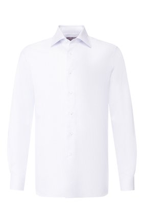Мужская хлопковая сорочка CANALI белого цвета по цене 23200 руб., арт. XX05/GF01856 | Фото 1 Мужская хлопковая сорочка CANALI белого цвета, арт. XX05/GF01856 | Фото 1