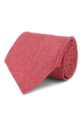 Мужской шелковый галстук KITON красного цвета, арт. UCRVKLC02G80 | Фото 1 (Материал: Текстиль, Шелк; Статус проверки: Проверена категория; Принт: Без принта; Региональные ограничения белый список (Axapta Mercury): RU)