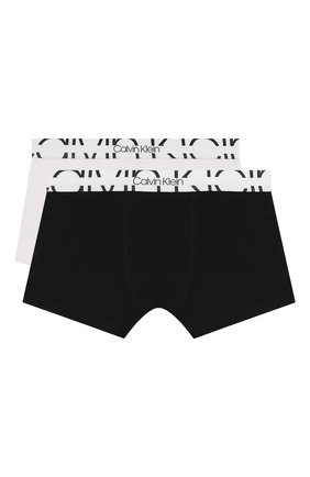 Детские комплект из 2-х боксеров CALVIN KLEIN черно-белого цвета по цене 2300 руб., арт. B70B700208 | Фото 1 Детские комплект из 2-х боксеров CALVIN KLEIN черно-белого цвета, арт. B70B700208 | Фото 1