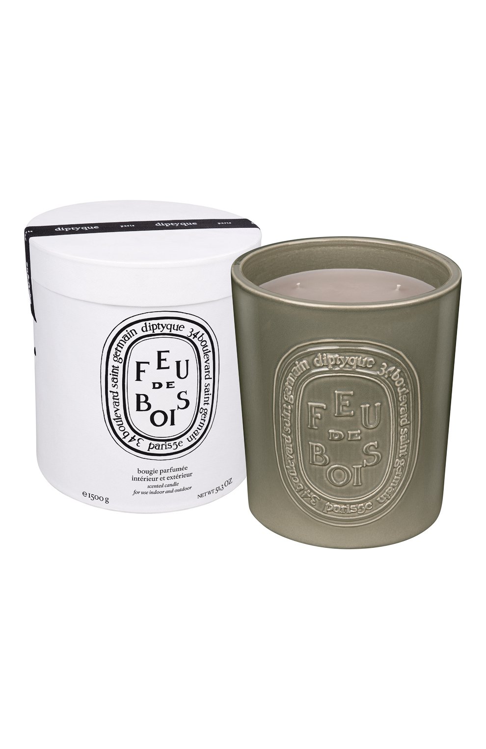 Мужского свеча feu de bois DIPTYQUE бесцветного цвета по цене 44050 руб., арт. 3700431405272 | Фото 2 Мужского свеча feu de bois DIPTYQUE бесцветного цвета, арт. 3700431405272 | Фото 2