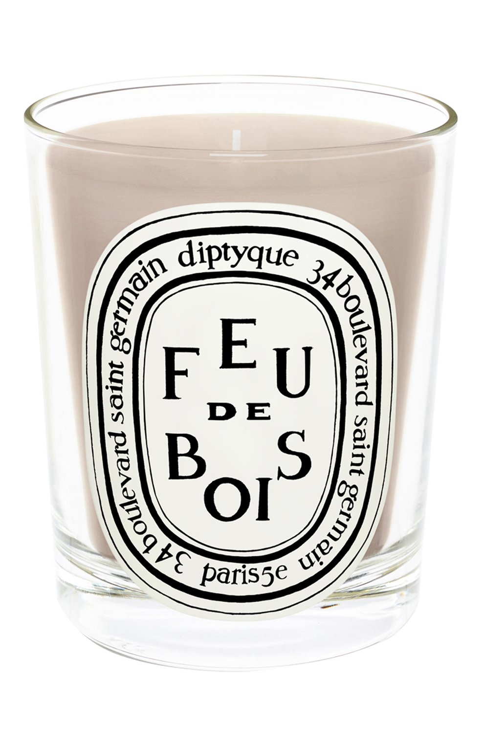 Свеча feu de bois DIPTYQUE бесцветного цвета, арт. 3700431403834 | Фото 1 (Статус проверки: Проверена категория; Ограничения доставки: flammable)