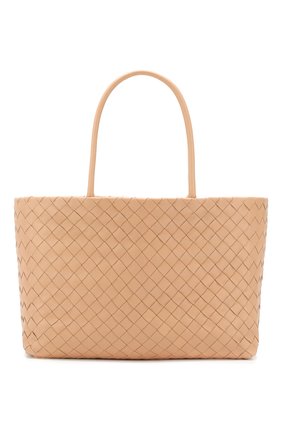 Женская сумка-тоут BOTTEGA VENETA светло-розового цвета по цене 226500 руб., арт. 600504/VCPP1 | Фото 1 Женская сумка-тоут BOTTEGA VENETA светло-розового цвета, арт. 600504/VCPP1 | Фото 1