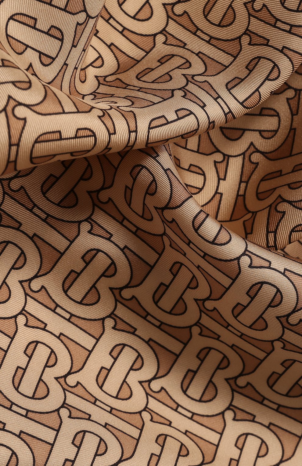 Женский бежевый шелковый платок BURBERRY купить в интернет-магазине ЦУМ ...