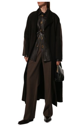 Женские шерстяные брюки BOTTEGA VENETA коричневого цвета по цене 89950 руб., арт. 599728/VKIU0 | Фото 2 Женские шерстяные брюки BOTTEGA VENETA коричневого цвета, арт. 599728/VKIU0 | Фото 2
