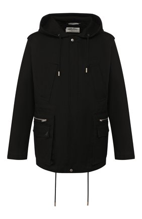 Мужская хлопковая куртка SAINT LAURENT черного цвета по цене 175500 руб., арт. 605940/Y253Q | Фото 1 Мужская хлопковая куртка SAINT LAURENT черного цвета, арт. 605940/Y253Q | Фото 1