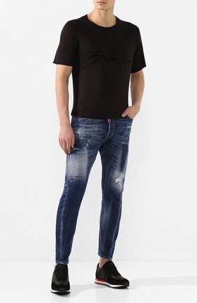 Мужские джинсы DSQUARED2 синего цвета по цене 46750 руб., арт. S74LB0729/S30342 | Фото 2 Мужские джинсы DSQUARED2 синего цвета, арт. S74LB0729/S30342 | Фото 2