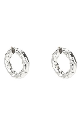 Женские серьги BOTTEGA VENETA серебряного цвета по цене 62200 руб., арт. 606108/V5070/M | Фото 3 Женские серьги BOTTEGA VENETA серебряного цвета, арт. 606108/V5070/M | Фото 3