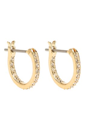 Женские серьги sparkling dance SWAROVSKI золотого цвета по цене 6990 руб., арт. 5537490 | Фото 5 Женские серьги sparkling dance SWAROVSKI золотого цвета, арт. 5537490 | Фото 5