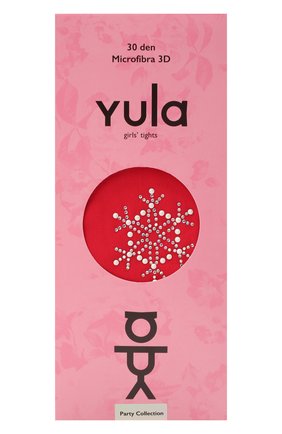 Детские колготки party collection 30 den YULA красного цвета по цене 970 руб., арт. YU-101 | Фото 1 Детские колготки party collection 30 den YULA красного цвета, арт. YU-101 | Фото 1